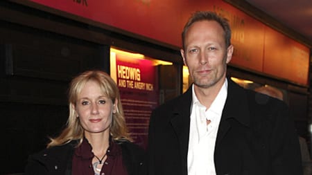 Lars Mikkelsen with his wife Anette Stovelbaek